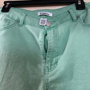 D. Jeans Light Green Denim